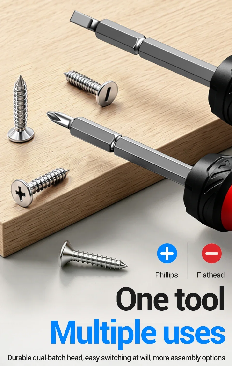 ANENG B29 Berührungsloser Spannungsprüfer-Stift-Schraubendreher 2-in-1 Schlitz-Kreuz NCV AC 30-1000V Isoliert Leiter-Neutralleiter-Summer – Detail 8