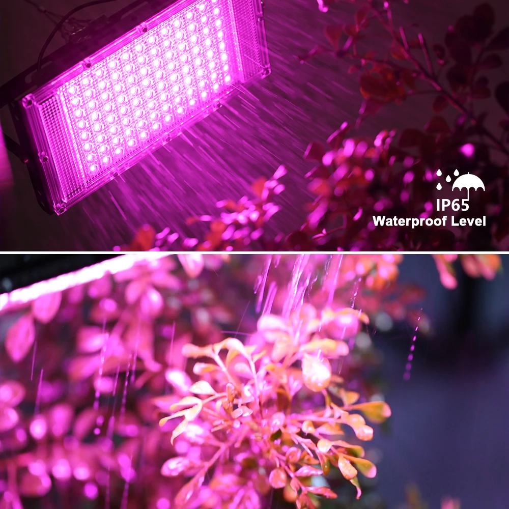 LED تنمو الضوء الأرجواني ضوء النبات مصباح LED الكاشف للنباتات USB 5 فولت IP65 مقاوم للماء الطيف الكامل المائية أدوات مساعدة
