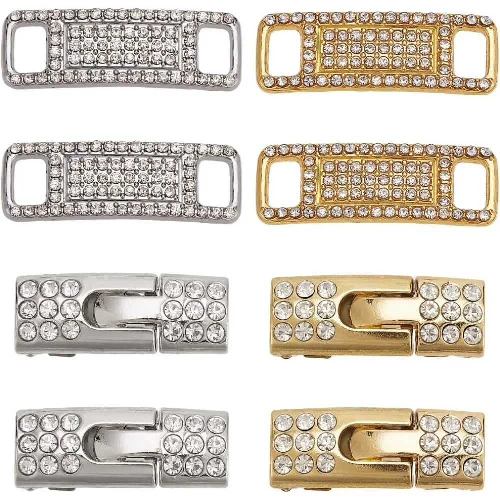 

2 Colors No Tie Shoe Laces Shoelaces Charms for Sneakers Elastic Tieless Shoelaces Shoe Lace Buckle Charms Bling