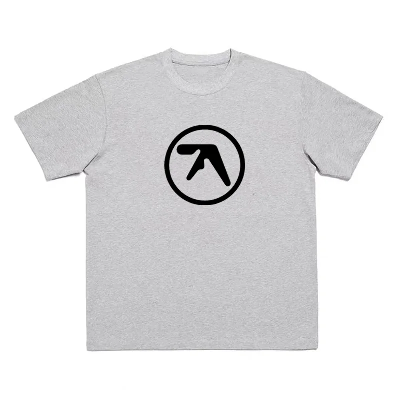 Men Tshirt Cotton Aphex Twin Y2k Streetwear Graphic Korean Fashion Print Harajuku Vintage Tops Tees Oversized Aesthetic Clothes