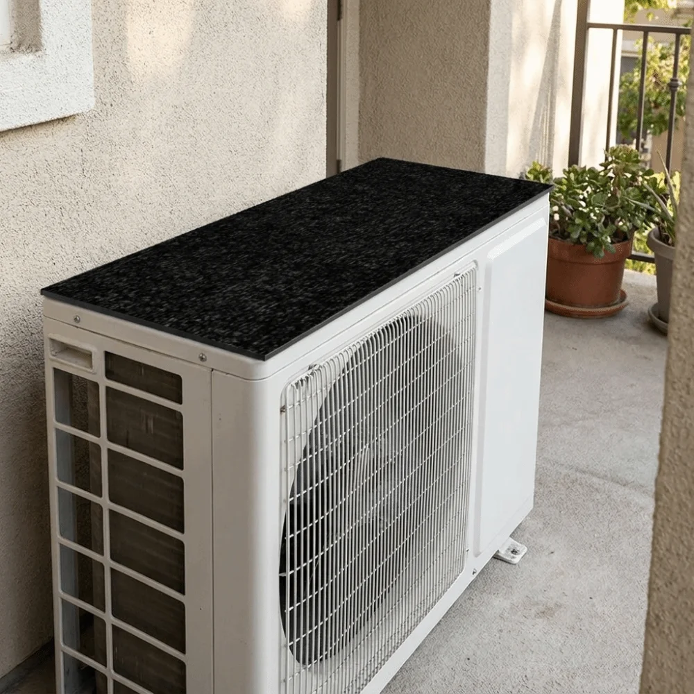 Waterproof Air Conditioner Cover Soundproof Rainproof Noise Reduction Pad Weatherproof Removable Outdoor Unit Silencing Pad
