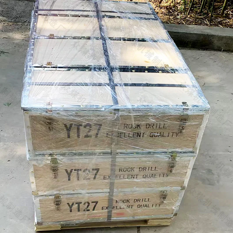 고효율 YT27 암반 드릴 에어 레그 암반 드릴 잭 해머 암반 드릴 기계 광산 터널 고속도로 프로젝트 다기능