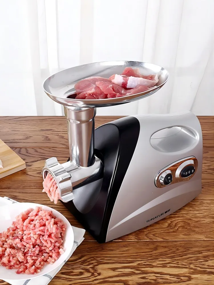 SUNATUR Premium Electric Food Chopper & Meat Grinder - Kitchen Appliances Mincer  Processor Crusher for All Your Cooking Needs