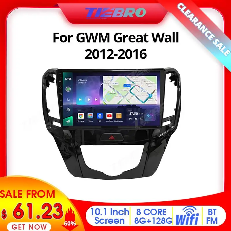 

TIEBRO Clearance Sale 60% Discount 2DIN Android 10.0 Car Radio For GWM Great Wall H1 M4 2012 2013-2016 Car Multimedia Video