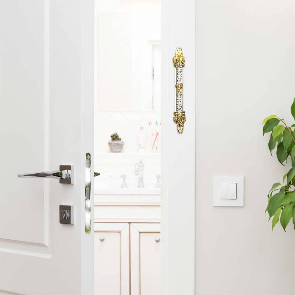 10 قطعة باب الكتاب المقدس المعدني Mezuzah باب يهودي Mezuzah المنزل المعادن Mezuzah باب المنزل Mezuzah اليهودية Mezuzah للباب الخارجي Hannuk