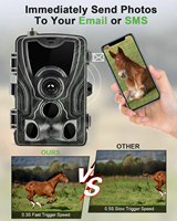 Suntekcam 4G HC-801Pro Outdoor Hunting Trail Camera  Infrared Night Vision 4K 36MP   App Online Video Wildlife Observation Camer