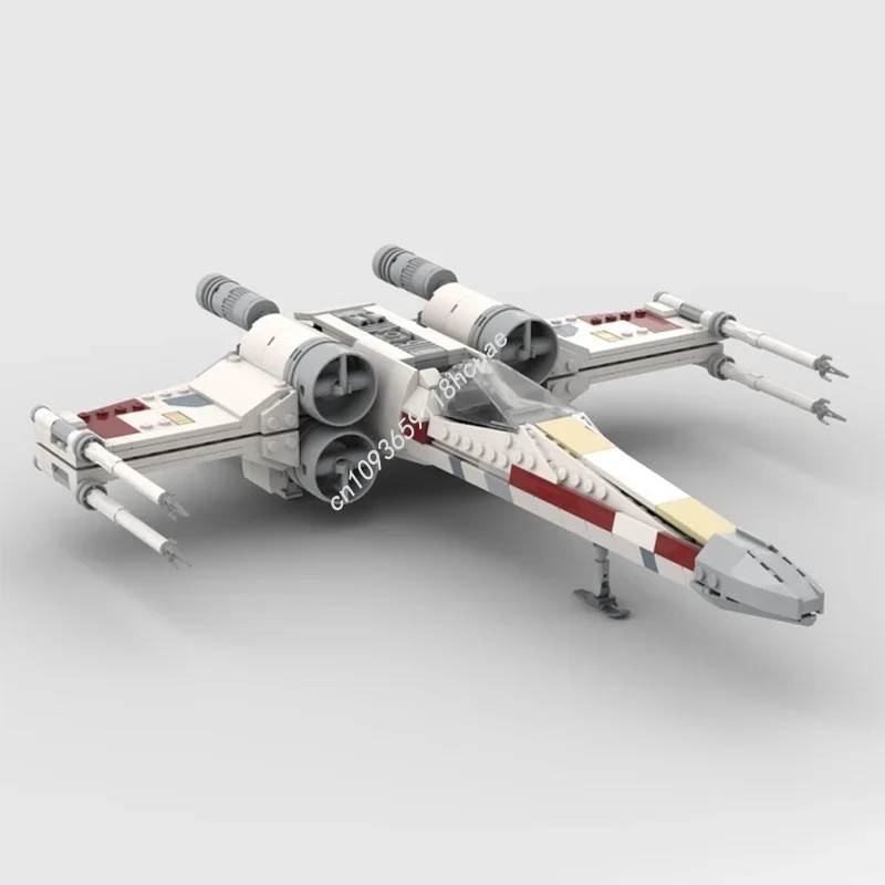 1520pcs MOC XWing Starfighter Partisan Red 5 Model Building Blocks Festival Gifts Construction Toys DIY Idea Education view 6