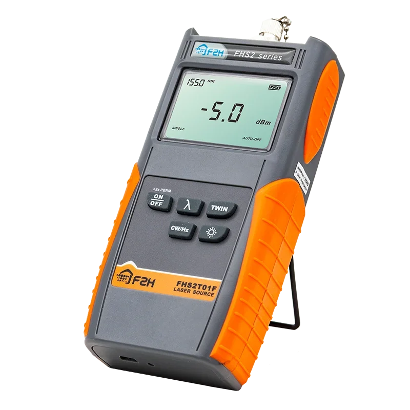 FHP2T01F Series Stabilized Light Source Optical Power Meter Assists The Optical Power Meter To Use A Stable Laser Source