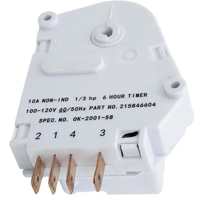 B01C-For Frigidaire Refrigerator Defrost Timer Replacement Part-215846604 120V Compatible Replacement Part