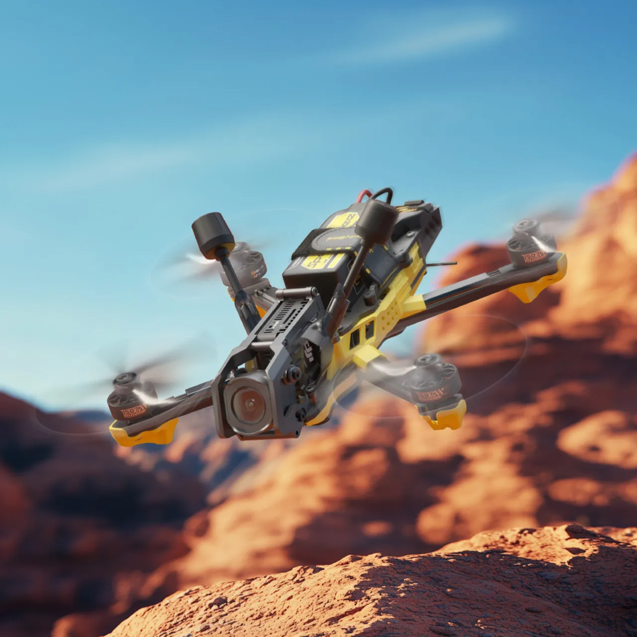 SpeedyBee Master 3X 3 inci FPV Drone Gaya Bebas Quadcopter - Versi Daya (Tanpa Kepala) / (Kepala Aluminium)