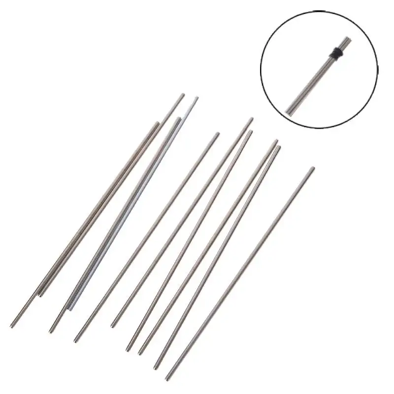 10 Pcs iron high quality 2*100mm Metal Model Axle Gear Shaft Diameter 2mm DIY Toy Accessories for Car Wholesale