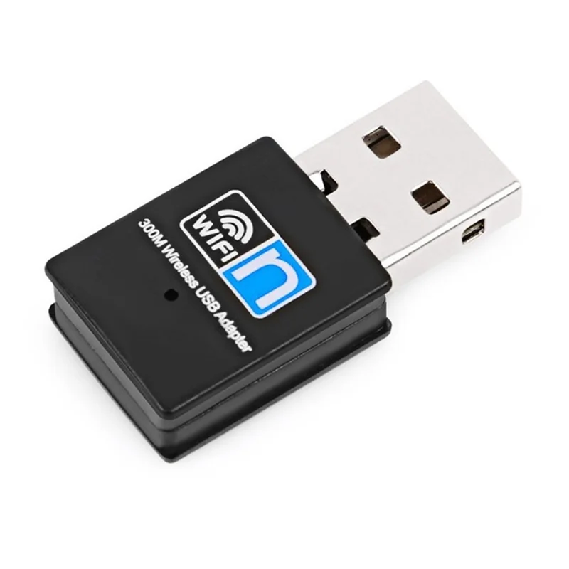 Mini adaptador wi-fi usb sem fio 802.11n 300mbps usb2.0 receptor dongle placa de rede para desktop laptop pc