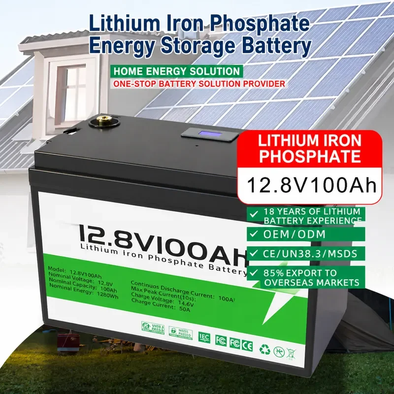 for 12V Lead Acid to Lithium Iron Phosphate Battery RV Yacht Base Station Home Energy Storage Backup Power Supply Long Life