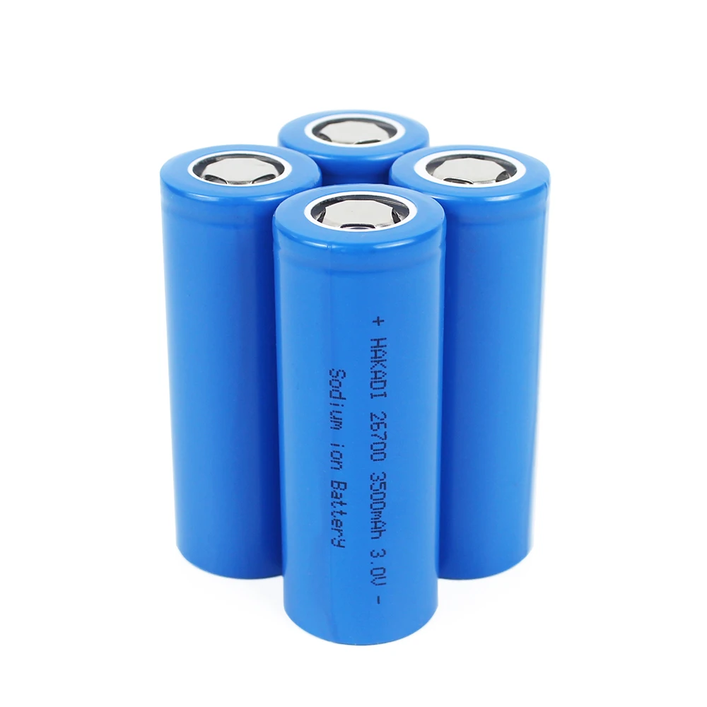 BTRHAKADI 26700 3V 3500mah Rechargeable Na-ion Sodium Batteries 4-20PCS For Solar Light Energy Storage Boat Discharge at -30℃