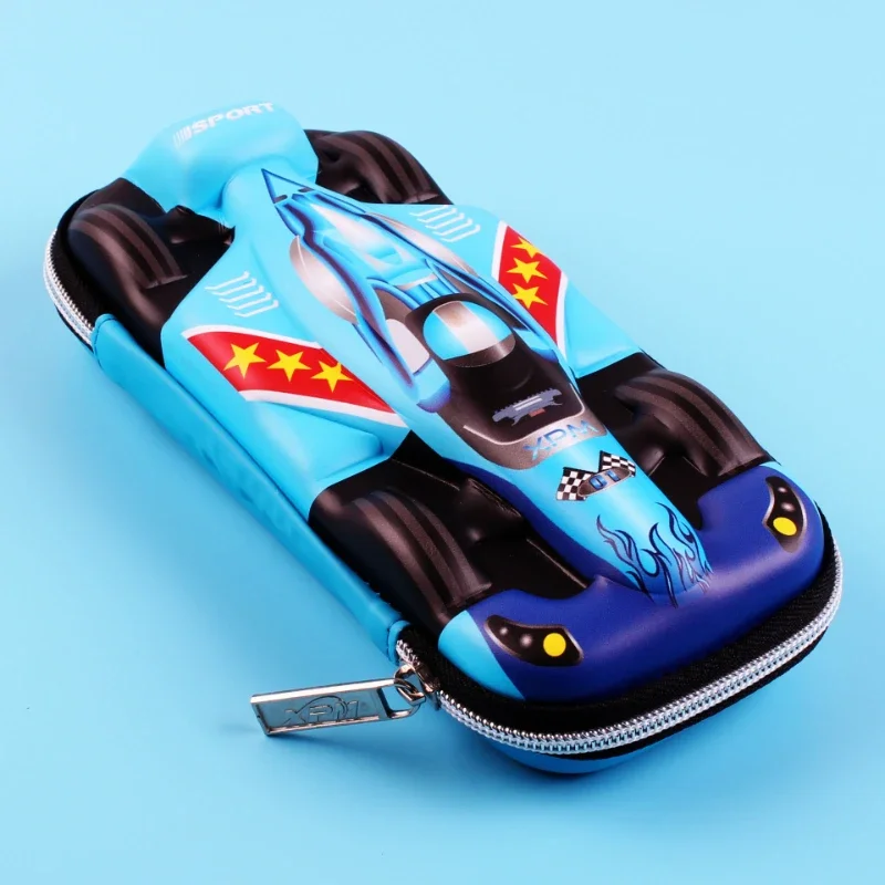 Creative 3D Racing Car Pencil Cases High Quality EVA Pencil Bag Boy Student School Stationery Holder Gift for Kids