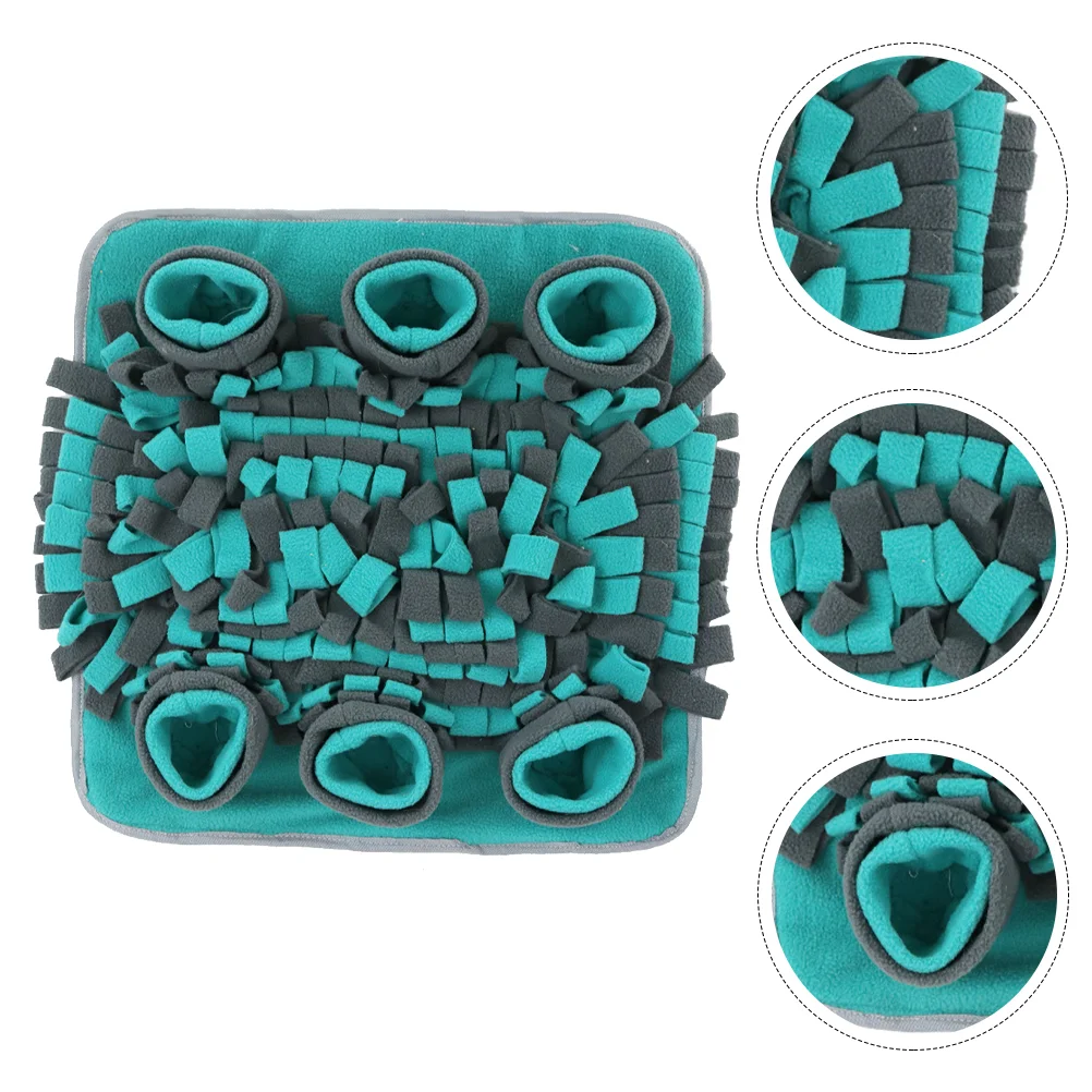 Pet Sniffing Mat Slow Feeder Decompression Teether Training Pad Blanket Eating for Dog Cat Polyester