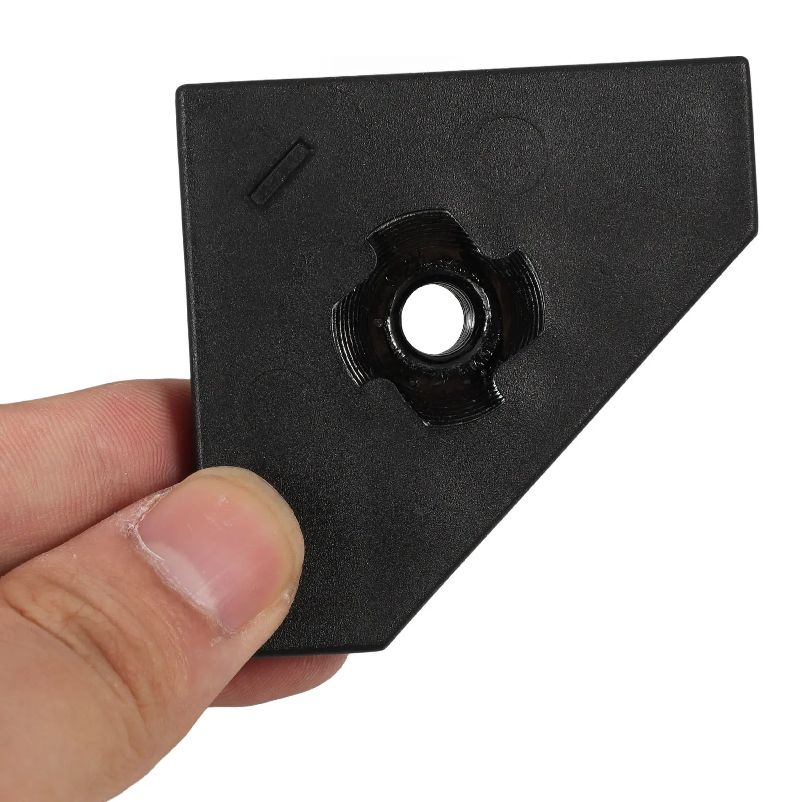 

4Pcs Triangular Foosball Table Foot Pads Plastic Replacement Levelers for Table Football Machine Stable Non-Slip Floor Pads