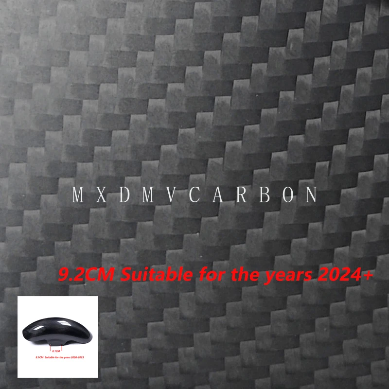 Uitlaat van carbon fiber voor Harley Davidson Touring modellen 2009-2025, carbon voorspatbord voor Harley, echt voorspatbord.