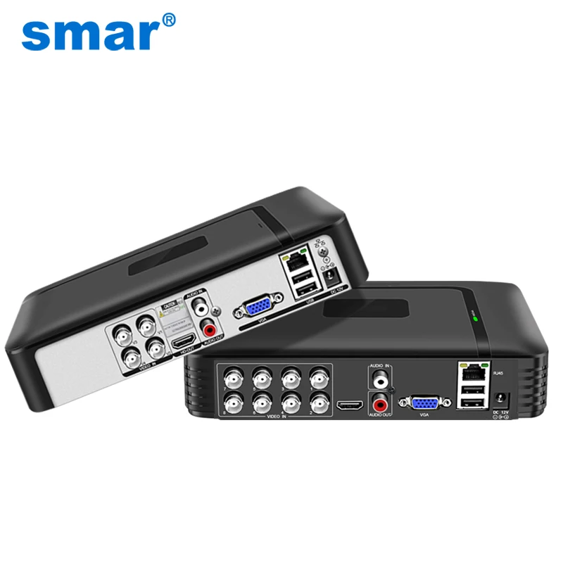 Smar CCTV DVR híbrido 4CH 8CH AHDNH 1080N 5 en 1 AHD CVI TVI CVBS 1080P ventana de seguridad NVR para cámara AHD cámara IP cámara analógica