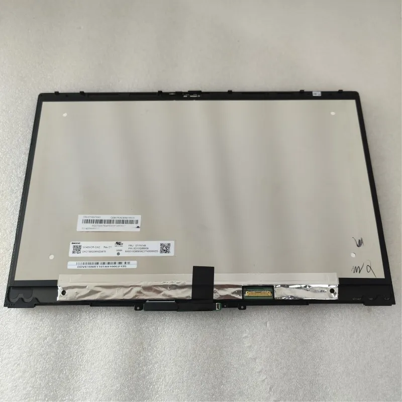 Imagem -06 - Lenovo-tela Sensível ao Toque do Yoga Thinkpad x1 Display Lcd 14.0 4ª e 5ª Geração Fhd Wqhd Uhd2023 2023