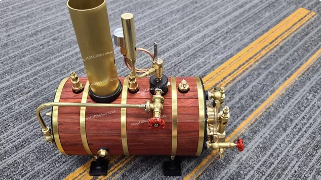 WS100L KACIO Pure Copper Boiler Steam Engine Model, Fire-Control Toy for Special Ship Models