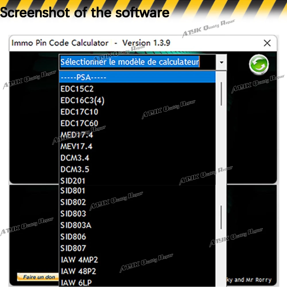 IMMO Pin Code Calculator V1.3.9 Repair equipment Diagnostic software Pin Code Calculator IMMO 1.3.9 obd2 scanner Code reader VCI