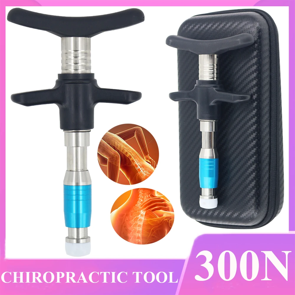 

300N Manual Chiropractic Gun For Spinal Pain Backbone Modulation Massager Adjustment For 2024 New Back Massage Correction Tools