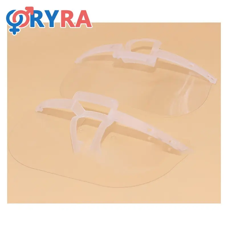 

Anti-spitting Mask Plastic Anti Fog Permanent Chef Waiter Restaurant Kitchen Tools Anti-saliva Mouth Shield Reusable Hotel Salon