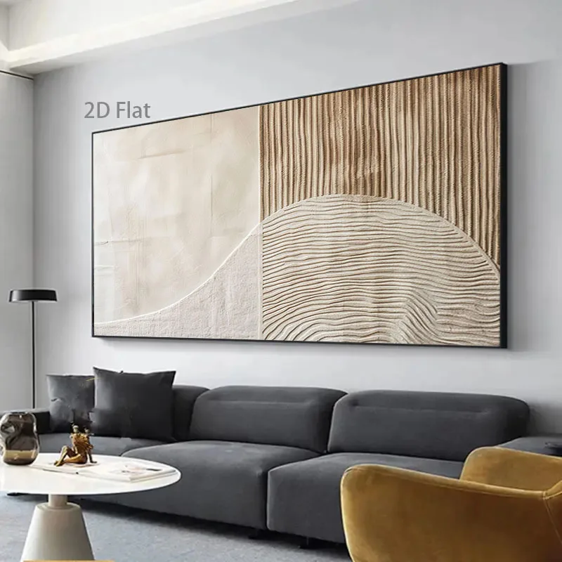 Frameless Modern Abstract Art Poster - Minimalist Print Suitable for Home, Living Room, Office Decorations
