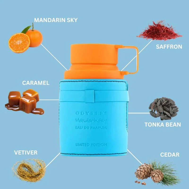 100 مللي عطر أرماف أوديسي الماندرين سكاي فرمون عطر المرأة العربية فرمون كولونيا للرجل هدية عيد ميلاد