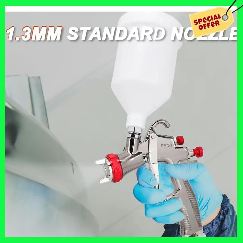 

LBER R500 LVLP Air Spray Gun Kit With 1.3/1.5/1.7Nozzles & Oil Separator & Air Regulator, Automotive, Car Paint Gun Sprayer