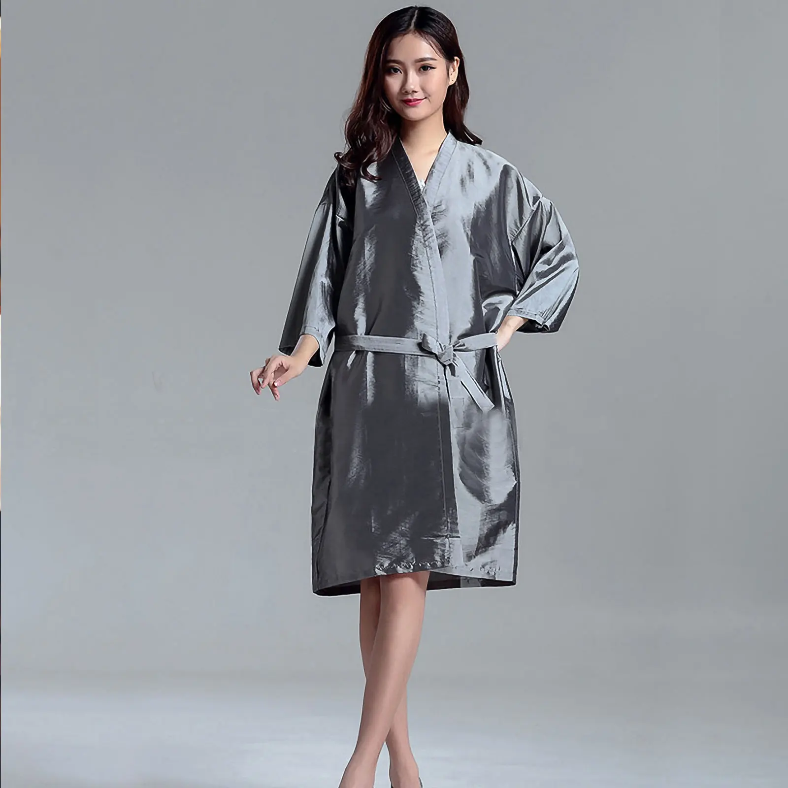 

Hair Cutting Cape Hairdresser Robe Salon Smock Lightweight Breathable Foldable Hairstyling Protective Apron Gown Cloth Cover