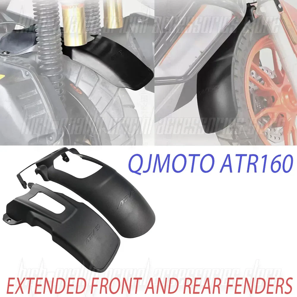 QJMoto Front And Rear Extended Fenders Suitable for QJMoto ATR160 160ATR ATR160 Front And Rear Extended Fenders Splash Guards