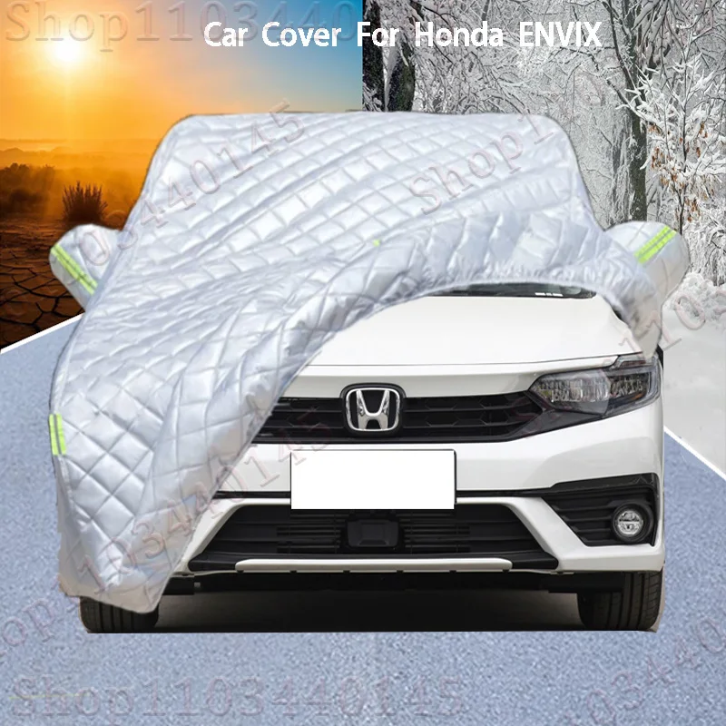 

Чехол для автомобиля Honda Envix обеспечивает защита от града, защита от царапин, предотвращает отслаивание краски, устойчивость к дождю и снегу