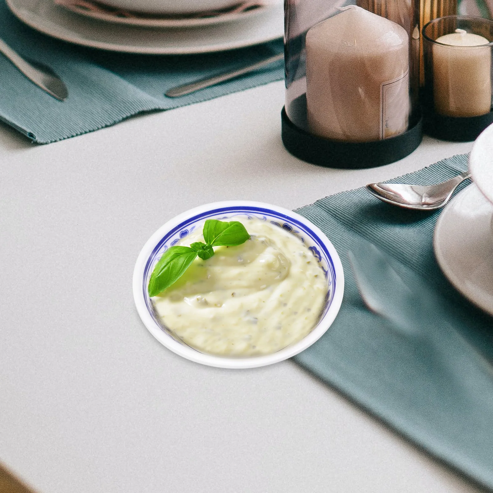 

6Pcs Sauce Plates Food Grade Reusable Dipping Dish for Restaurant Home Bar Condiment Container Sauce Plates