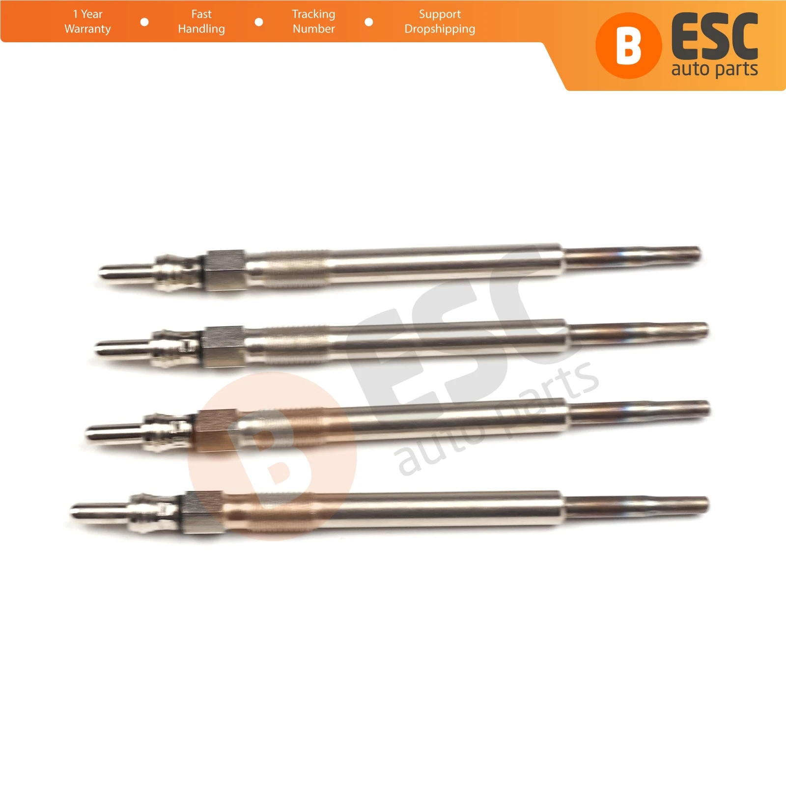 

ESC Auto Parts EGP15-1 4 Pcs Heater Glow Plugs GX4119, 010027600 for Fiat Opel Suzuki Lancia Fast Shipment Ship From Turkey