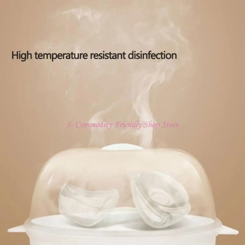 85AE 50 مللي جهاز جمع حليب الثدي بعد الولادة مريح وآمن جامع الحليب يمكن ارتداؤه مستخرج الحليب توفير الحليب