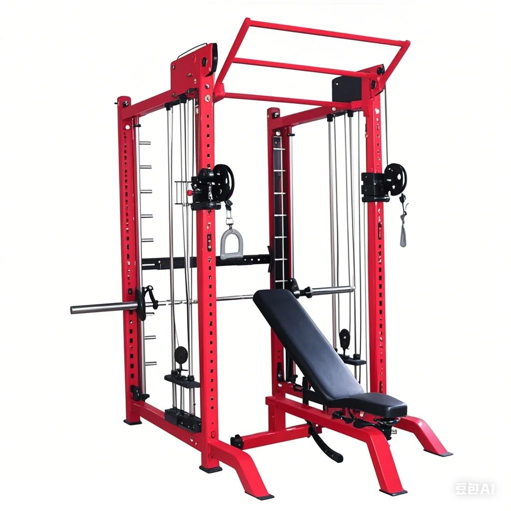 

Hot-selling Unisex 70kg * 2 Dual Pulley Power Rack Heavy Duty Bearing Self-Weight Household Durable Metal