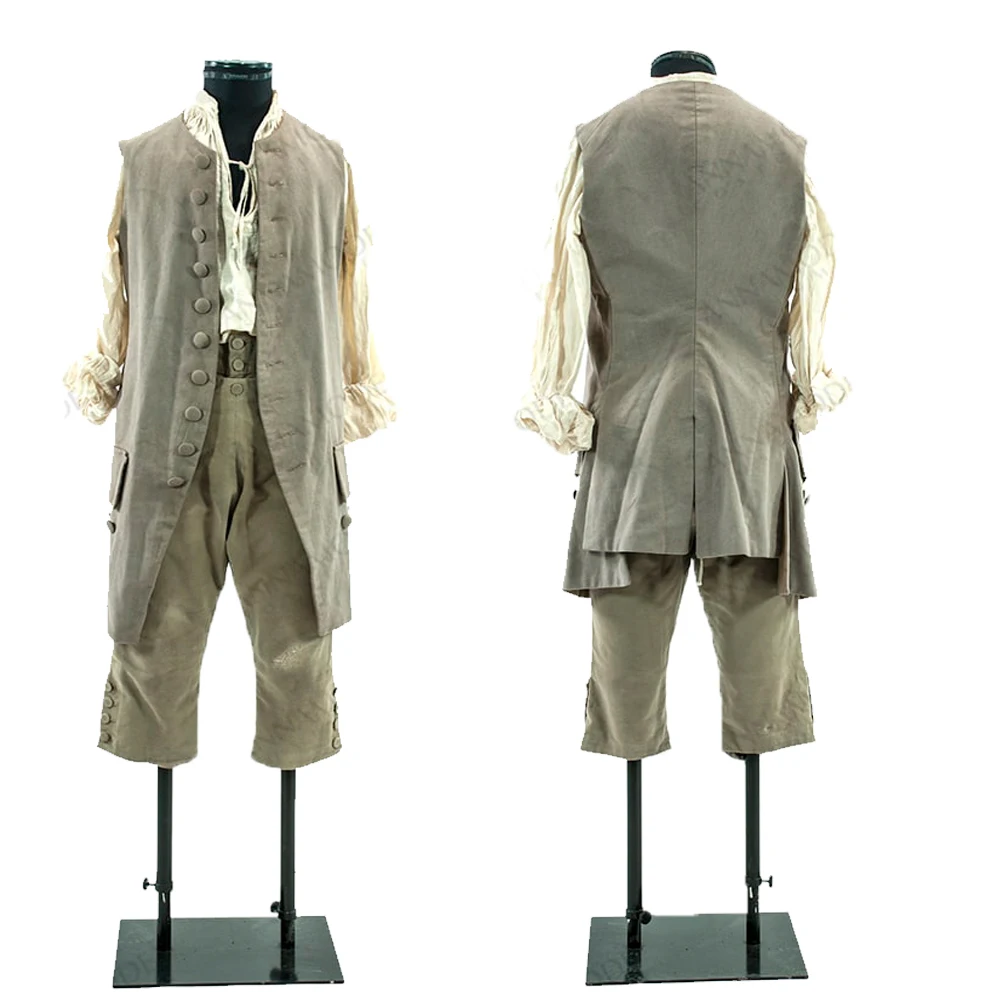 

Колониальный период 1760, средневековый пиратский французский мужской костюм, нарядная униформа капитана, платье Belle, благородный костюм