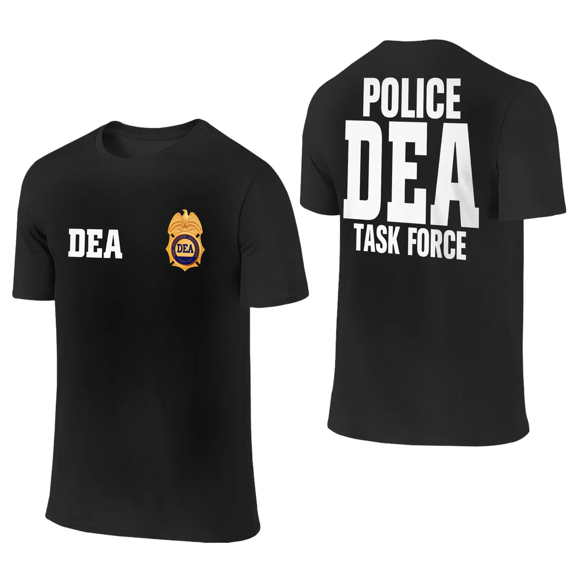 DEA US Federal Interdiction Agency  T Shirt Men  Y2K Funny Pure Beach Comfortable Harajuku Tees Dropshipping Plus Size Tops