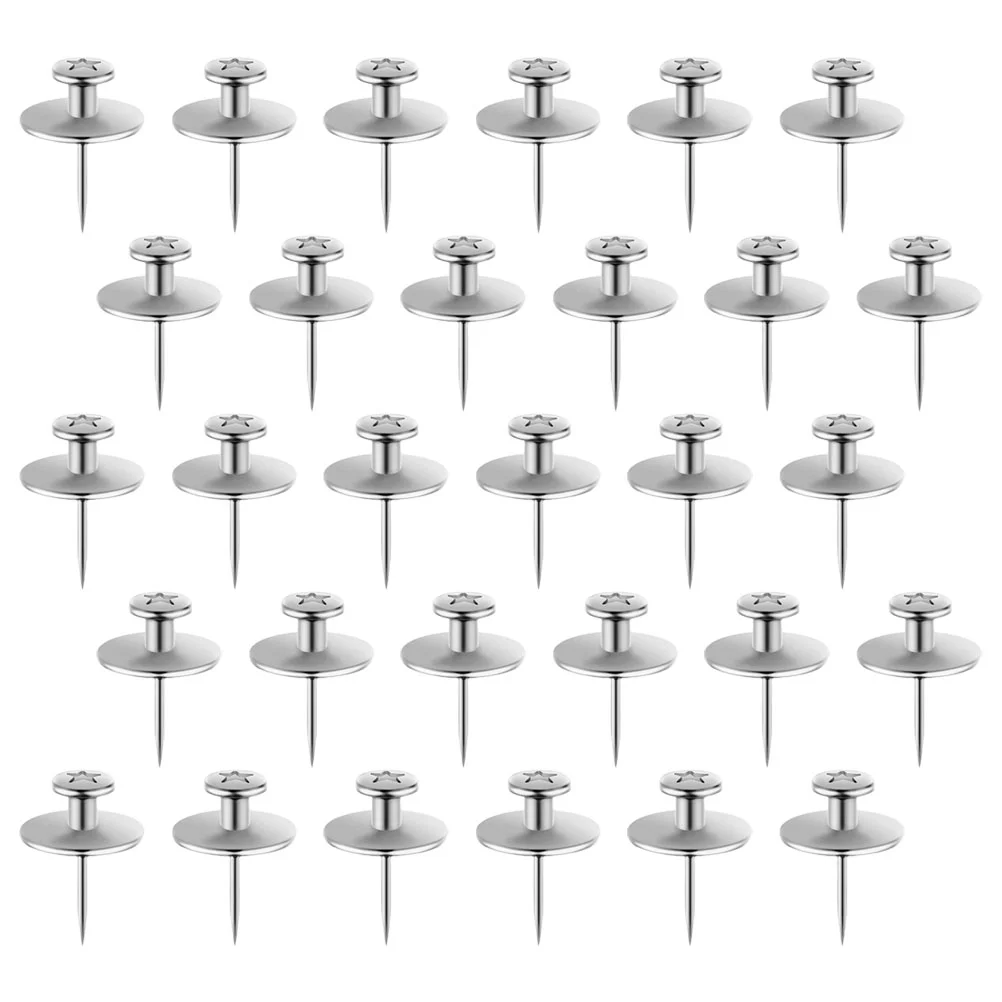 30 Pcs Thumbtack Notice Board Push Pin Multi-function Tacks Pushpins Cork Accessories Map Supplies Thumbtacks Replaceable Miss