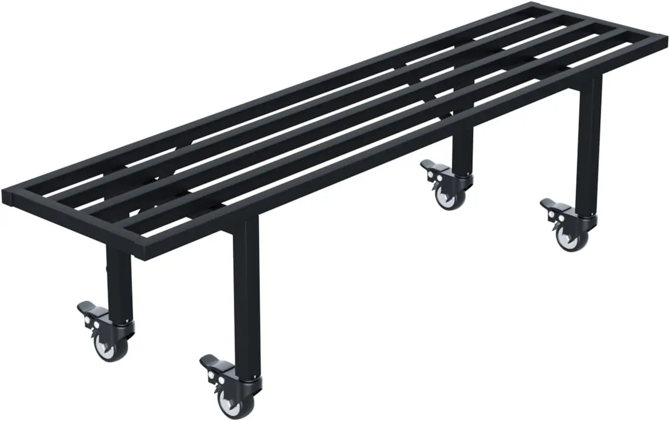 

Heavy Duty Metal Plant Stand with Wheels, 220 LBS Capacity for Home Garden Display