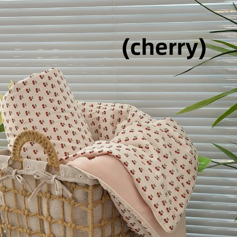 Printed cotton double-layer yarn brocade ammonia cool feeling summer quilt household summer single piece air conditioner quilt