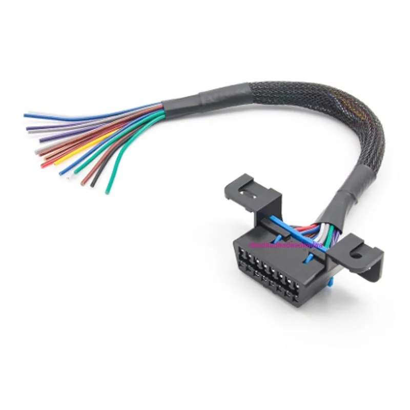 16PIN j1962F Obd2 أنثى لفتح كابل السيارة obd2 16 الأساسية، كابل أنثى