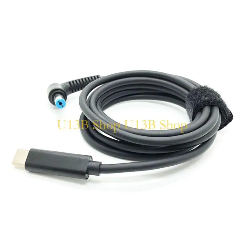 U13B Type-C Male to for DC 4.5x3.0mm Cable Safe Chaing Wire Computer High Efficicency Fast Charging Cable