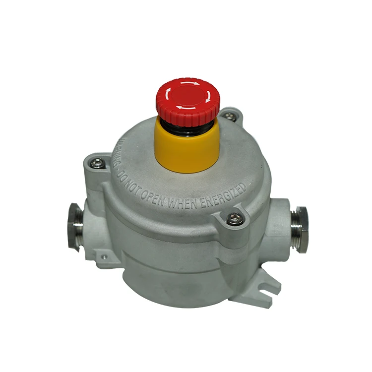 Zone 1 IP66 IECEX Explosion Proof Control Unit Pushbutton Indicator Currency Meter Optional Dual and Tripartite Systems