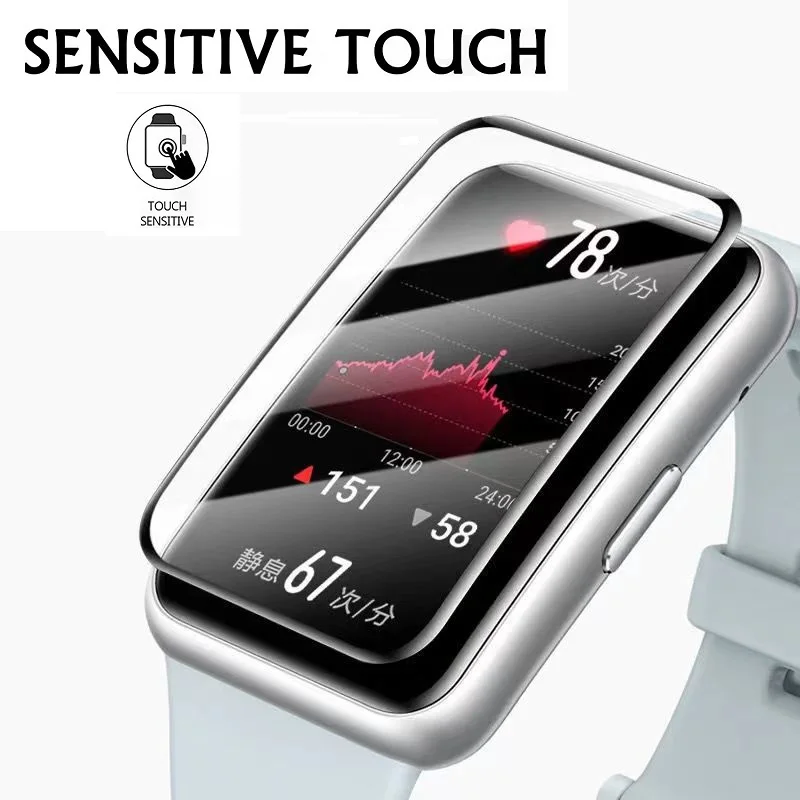 3PCS 3D Curved Edge Screen Protector for Samsung Galaxy Fit3 Smart Watch Full Cover HD Clear Soft Protective Film