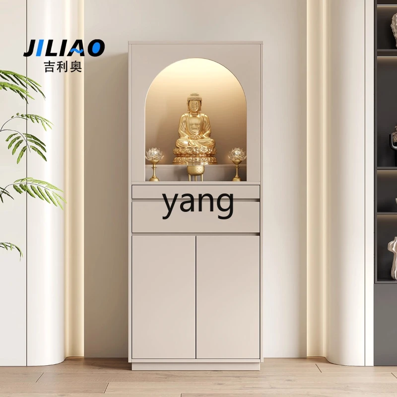 

tgf Simple Modern Buddha Shrine Worship Cabinet God of Wealth Living Room Standing Cabinet