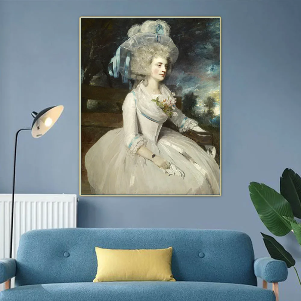Selina، Lady Skipwith، 1787 بواسطة السير جوشوا رينولدز لوحة زيتية قماشية جمالية صورة ديكور للتعليق على الحائط ديكور المنزل