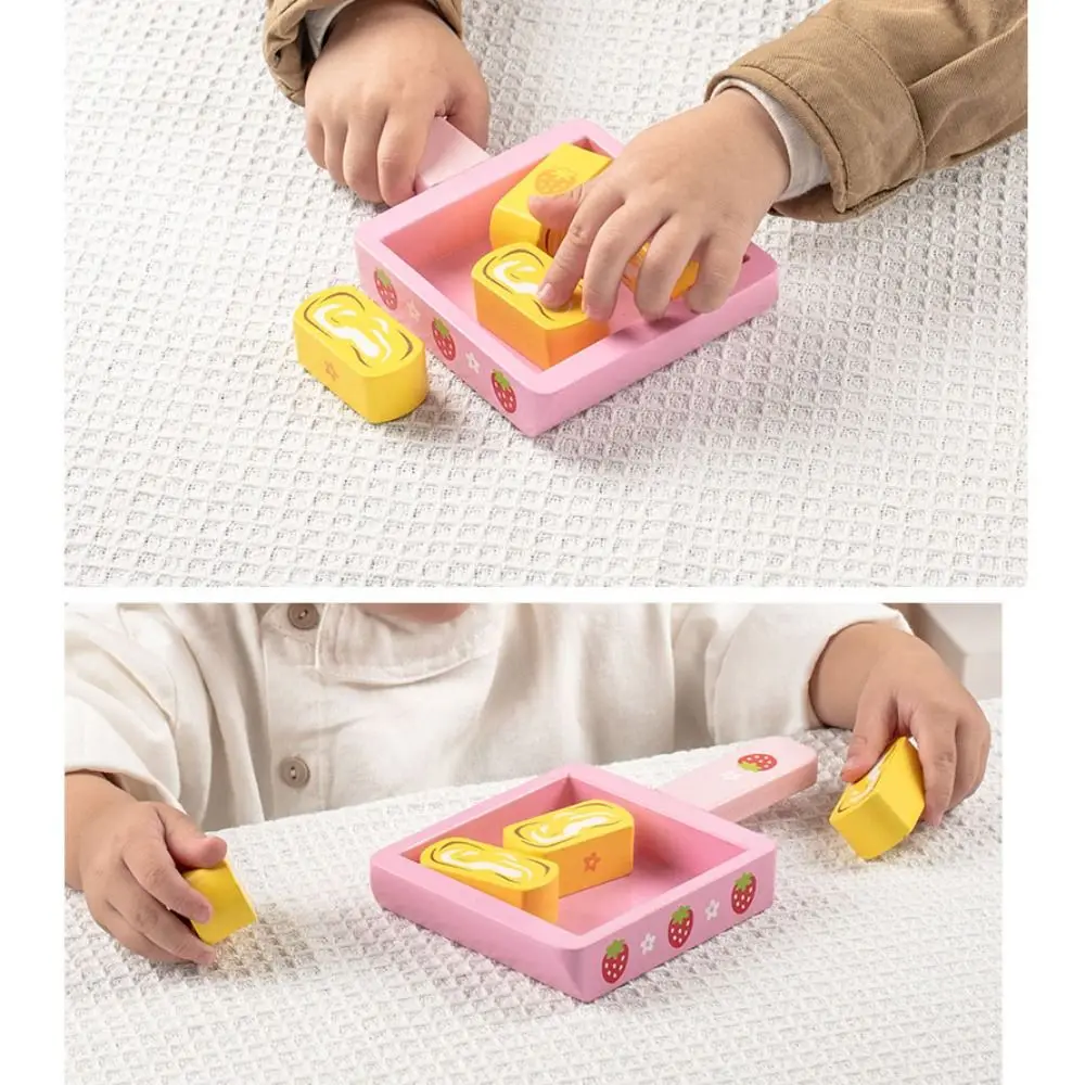 Juguetes de comida de simulación de madera, juego de rol de cocina, modelo Montessori Tteokbokki, juguetes, casa de juego, cocina interactiva, juguete de simulación